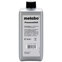 Metabo Spezialöl für Druckluft-Werkzeuge 0,5 Liter Nr. 901008540 EAN 4003665130712