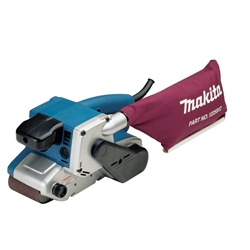 Makita Bandschleifer 9902J 1010 Watt, Schleifbandgröße 76x533mm Bandgeschwindigkeit 440m/min Gewicht 4,3 kg, im MAKPAC Gr.3