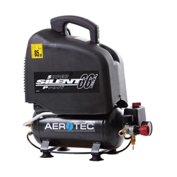 prosales Aerotec Vento Silent 6 - 66db 230 Volt tragbarer Kolbenkompressor, ölfrei inkl. Druckminderer zur genaugen Abgabe- druckeinstellung Nr. 2005210