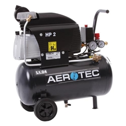 prosales Aerotec 220-24 FC - 230 Volt, fahrbahrer Kolbenkompressor inkl. Druckminderer zur genaugen Abgabedruckeinstellung Nr. 20088344
