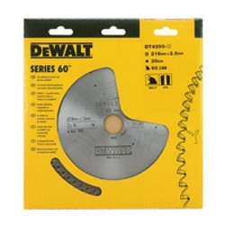 Kreissägeblatt Serie 60 250x30x3,0mm 60 WZ 10° DT4351-QZ