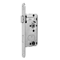 BKS Einsteckschloss 0215 Bad F20/55/78/8 Links Stulp rund, Stahl Nickel-Silber, Klasse 1 Nr. 02150049