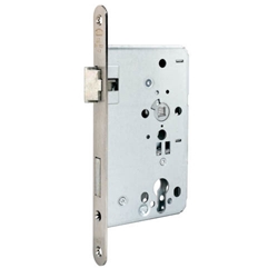 BKS Objektschloss B-0515 PZ F18/65/72/8 Links Stulp 18x235mm rund, Stahl Nickel-Silber Nr. B-05150-05-L-1