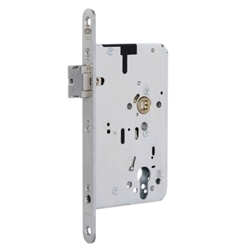 BKS Panik-Einsteckschloss B-2110 Funktion B F20/55/72/9 Links Stulp 20x235x3mm rund, Edelstahl Nr. B-21100-00-L-8