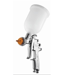 Handwerker-Lackierpistole AirGunsa impact AZ3 HTE-S chrom Düsen-Ø 2.0 für alle Lacke Nr. W0SPG91AG20C