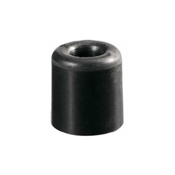 Gummi Türpuffer Nr. 23 Ø 30mm, Höhe 34mm schwarz, mit Metallösen