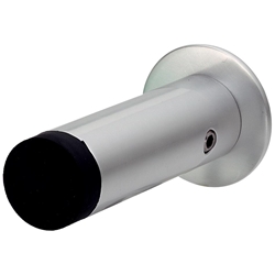 KWS Türpuffer 2075 LM silber eloxiert Ø 30 mit D/S, Rosette, L=80mm Nr. 207531