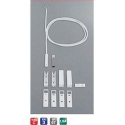 Aufbaumagnetkontakt MK 48 S G3 weiß mit 6m Kabel 4-adrig Maße 40x8x8mm VdS-Klasse C Nr. 1306861