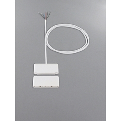 Link Kontakloser Überträger EKOM 11 i für Alarmglas oder Glasbruchsensor in weiß mit 4m Kabel Maße: 68x29,3x10mm VdS B Nr. 1306924