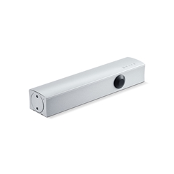 Geze OT-Oben-Türschließer, ohne Gleitschiene, EN 3-5, Aluminium, TS 5000 ECline, DIN Links-Rechts, EV1 eloxiert, einflügelig, Öffn.winkel 180°, EN 1154 (PG:23) 143640