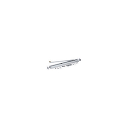 Geze OT-Gleitschiene, für Oben-Türschließer, ALU, TS 5000 Ecline, Bandseite, silberfarbig eloxiert, 1-flg., aufliegend, H 30mm, L 425,50mm (PG:23) 143572
