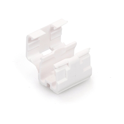 Geze OL-Führung, für flexible Gestänge OL 90N, Aluminium weiß, RAL 9016 lackiert (PG:24) 022791