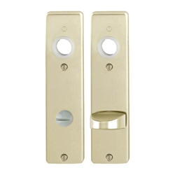 Hoppe Bad/WC-Kurzschild 202KP/SK/OL F2 Alu Neusilber, duranorm® Nr. 6165641