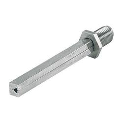 Hoppe ZT-Wechselprofilstift, 8x100mm FDW, mit Rolle, Eisen verzinkt TS 57-78mm Nr. 823246