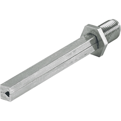 Hoppe ZT-Wechselprofilstift, 8x120mm FDW, mit Rolle, Eisen verzinkt TS 77-98mm Nr. 823277