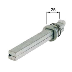Hoppe F/EI-Profilstift 8mm für einseitig gebohrte Türen 8x60mm Nr. 6661243