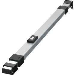 Abus Tür-Panzerriegel, PR1500 ohne Ziehschutz, zweitourig schließend, 720mm, silber Nr. 04649