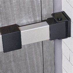 Abus Tür-Panzerriegel, PR1500 ohne Ziehschutz, zweitourig schließend, 720mm, silber Nr. 04649