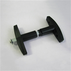 BMH Torgriffgarnitur für Garagentor 555 Garagentorgriff Nuß 8 mm Nr. 0555.000001