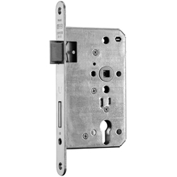 BMH Panikschloß 1013PZ F20/65/72/9 Links rund Niro Funktion D geteilte Nuß einwärts DIN EN 179 einflügelig Nr. 1013.000031