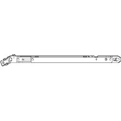 Roto DK-Fang- und Putzschere, Gr. 1, NT, DIN Links/Rechts, verzinkt, zum Anschrauben (MG:04) 347131