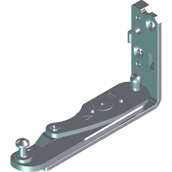 Roto DK-Ecklager, K, DIN Rechts, NT Designo II, Stahl, verzinkt, Veka SL 82 (MG:12) 606341