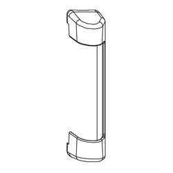 Maco Abdeckkappe Scherenlager PVC und AS Rahmenteil Braun Nr. 42189