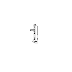 Maco Ecklagerband PVC mit 5 mm Tragezapfen (23mm lang) Silber Nr. 52479