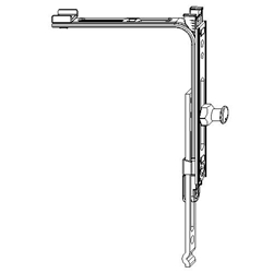 Maco Eckumlenkung MM mit langem Zapfen waagerecht verlängerbar FFH 750-2450mm Nr. 209881