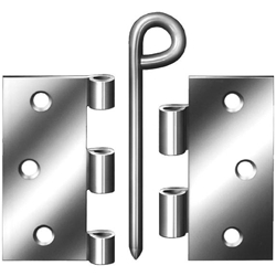 Starke Scharniere 63x63mm mit losem Ring-Stift hell verzinkt Nr. 000614060ZR EAN 4003984050548