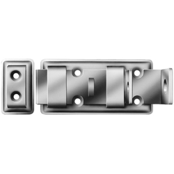 Sicherheitsriegel gerade 120x48mm hell verzinkt Nr. 000100120Z EAN 4003984600446