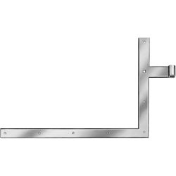 Garagentor-Winkelband 800x400x20mm hell verzinkt (1xRs,1xLs geben) Nr. 000119800Z EAN 4003984320863