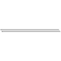 Roto Hebeschiebe-Führungsschiene, oben, Gr. 4500, Patio Life, Aluminium, silber, eloxiert (MG:2A) 624397