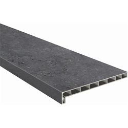 LIGNODUR® Innenfensterbank topline LD 36 (WPC) Ausladung 200mm Stein-Design freestone matt Nr. 0900011