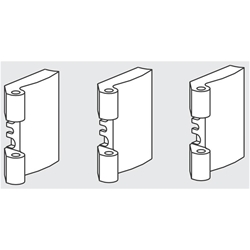 Roto Faltschiebetür-Flügelband, Patio 6080, Gr. 50, DIN Links/Rechts, Aluminium, mittelbronze, beschichtet (MG:20) 312828