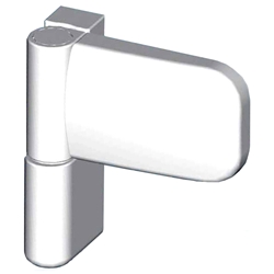 Roto Aufschraubband DoorLine 105NN V, 2-teilig, Überschlag 23-25,5mm, Voreinstellung 37mm, RAL 9016, Direktverschraubung, 24 Stück (MG:56) 545166
