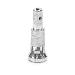 Geze OL-Kupplungstrichter, für Spindelgetriebe Fz 45/14, Zamak silberfarbig verzinkt (PG:24) 042963