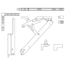 Hautau Grundkarton PRIMAT FL 190 mit Universal-Flügelbock A0-25 EV1 (PG:205) 173002