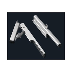 Hautau Handhebel FL 190 einzeln HUB 58mm RAL9016 weiß, abschließbar (PG:205) 171053