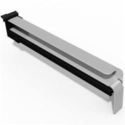 Gutmann Gleitabschluss, Putz, 260mm, DIN Links BF 4006-Z, ALU EV1 eloxiert Abkantung 40mm, inkl. Dichtset , 22mm Putzkante, 3mm Dehnungsausgleich (VE= 20 Stück)