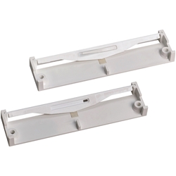 Regel-air FFL für KF-Fenster, Typ RF, Komplettset, weiß, Typ 19, Dichtung schwarz für Dichtungsgröße 3,1-3,5mm für Brügmann, Finstral, Gealan, Hapa, Internorm, Profine, Osmo (besteht aus: 2x Lüfter, 2x Nippel, 2x Dichtung kurz, 2x Dichtung lang, 4x Schraube)