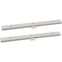 Regel-air Schiebelüfter weiß Typ 30, mit BED 750 mm 3,1 - 3,5 mm Dichtung lichtgrau für das System Forte für KF-Fenster