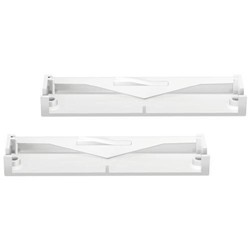 Regel-air FFL für KF-Fenster, Typ RF, Komplettset, weiß, Typ 17, Klebedichtung schwarz (besteht aus: 2x Lüfter, 2x Nippel, 2x Dichtung kurz, 2x Dichtung lang, 4x Schraube)