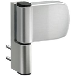 Roto Aufschraubband DoorLine 118Z V, 2-teilig, Überschlag 23-25,5mm, DIN Rechts, RAL 9016/schwarz, Direktverschraubung (MG:56) 545443