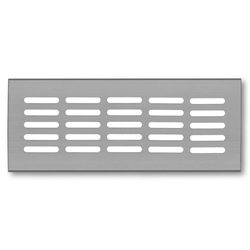 Stegblech Nr. 3060 500-F1 500x80x1,5mm Alu F1 Schlitzlochung: 30x5mm