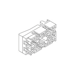Roto Haustür-Dichtung, senkrecht, Windstopp, Gummi weiß, Aluplast AL Ideal 4000 (MG:57) 540664