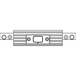 Roto Fenstertür-Deckelbrücke, für Bodenschwelle, TB, 28, Aluminium, naturton eloxiert (MG:57) 564554