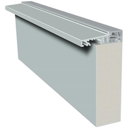 PVC-Statik-Unterbauprofil, weiß, Inoutic mit Dichtband, 149x49x6500mm, Nutzhöhe: 142,3mm, geschäumt, Nr. 15050 03, passend zu Blendrahmen Inoutic Arcade/Elite (71mm), Prestige (76mm), Eforte (84mm)