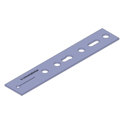 Knelsen EL-Anker RC2, Flachstahl Fensteranker EL-200x2,5-F, für die Verklotzung und zur Verstärkung des Mauerwerks Nr. K-405104-F