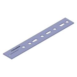 Knelsen EL-Anker RC2, Flachstahl Fensteranker EL-250x2,5-F, für die Verklotzung und zur Verstärkung des Mauerwerks Nr. K-405106-F